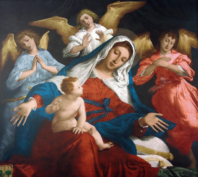 Дева Мария с младенцем Иисусом