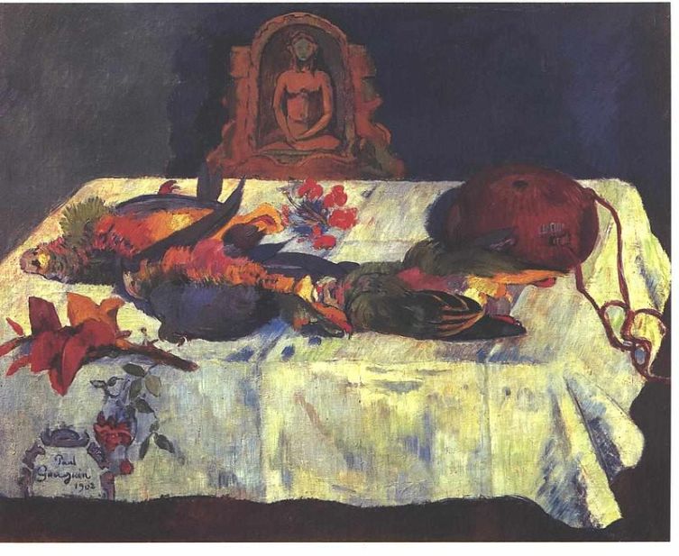 Поль Гоген, «Натюрморт с попугаями», 1902 г.