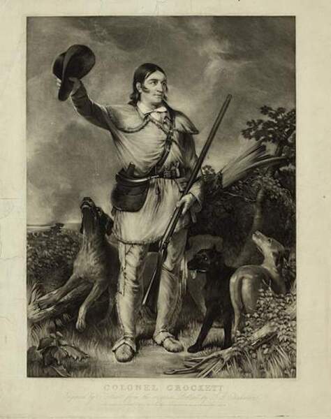 Д. Чапмен, «Портрет Деви Крокетта»