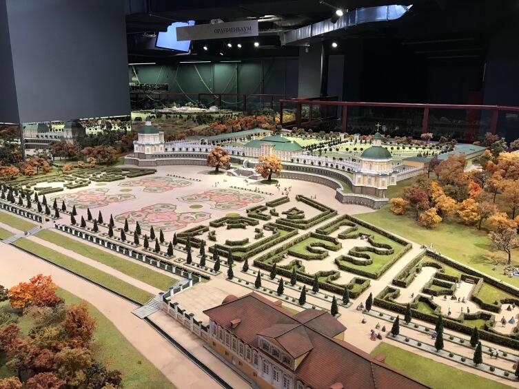 Петровская акватория, макет Петергофа Петровская акватория, макет Петергофа