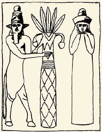 Энлиль со своей супругой Нинлиль