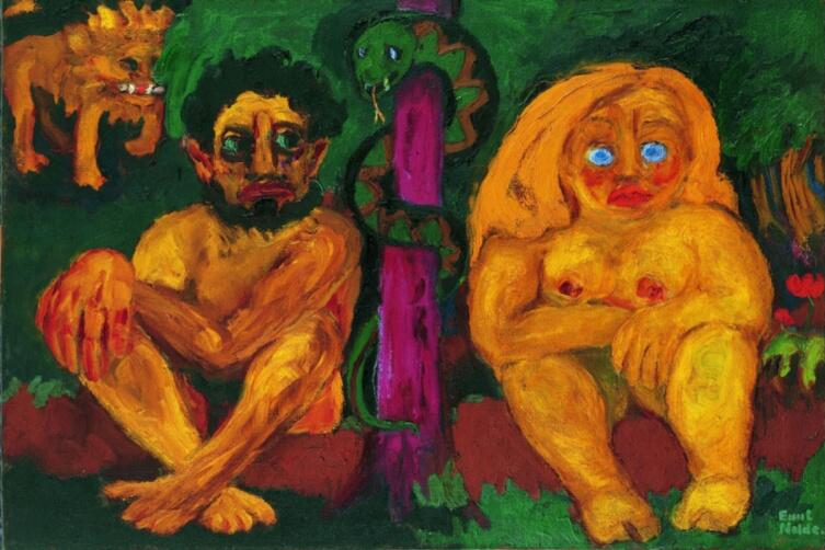 Эмиль Нольде, «Потерянный рай», 1921 г.