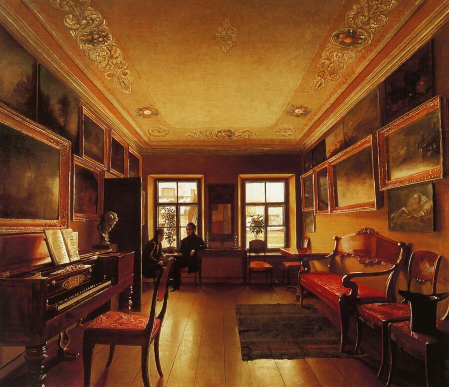 А. В. Тыранов, «Интерьер в дворянском доме»