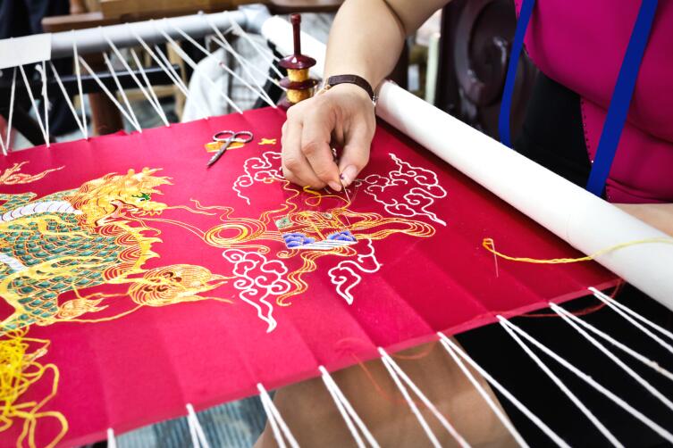 Что такое китайская вышивка?