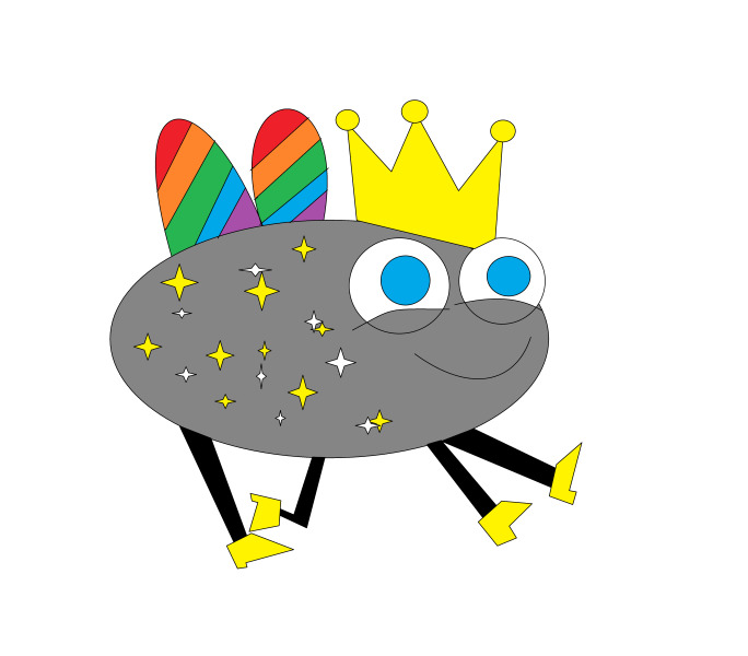 Муха Соль превратилась в летающую цветную карликовую принцессу Муха Соль превратилась в летающую цветную карликовую принцессу