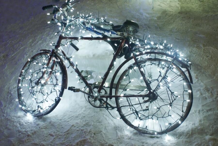 Какую подсветку можно сделать для велосипеда?