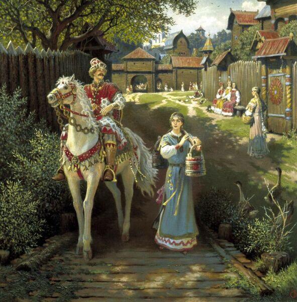 Борис Ольшанский, «Алеша Попович и Елена Краса»