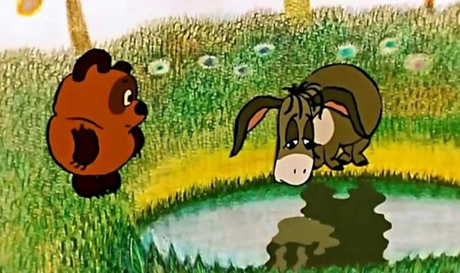 Кадр из м/ф «Винни-пух и день забот»,1972 г.