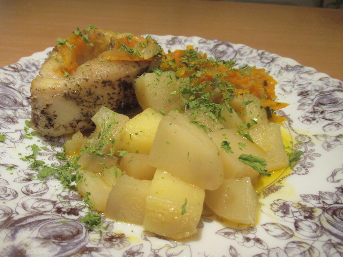 Щука с картофелем рецепт