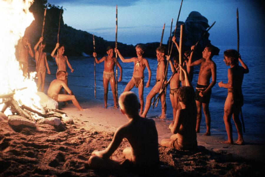 Кадр из к/ф «Повелитель мух», 1990 г. 