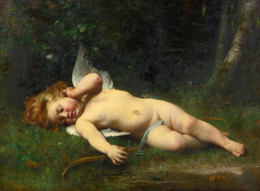Леон Базиль Перро, «Спящий херувим», 1880 г.