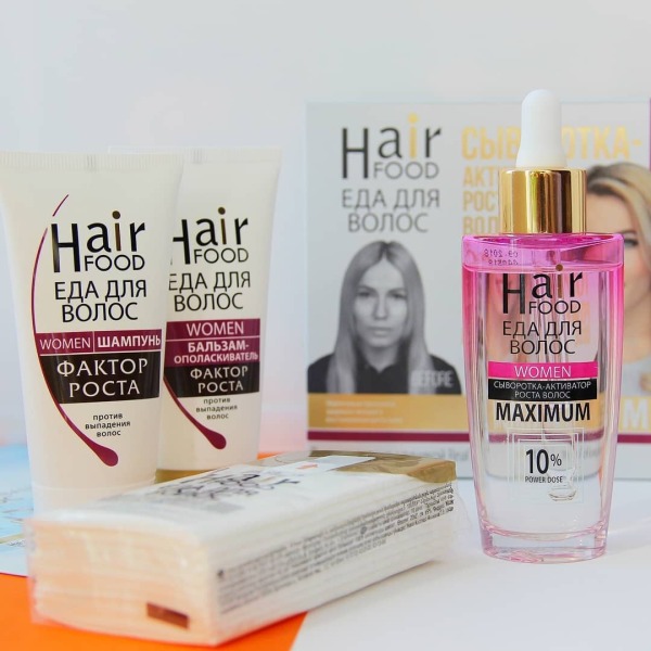HairFOOD - современное универсальное средство от выпадения волос у женщин