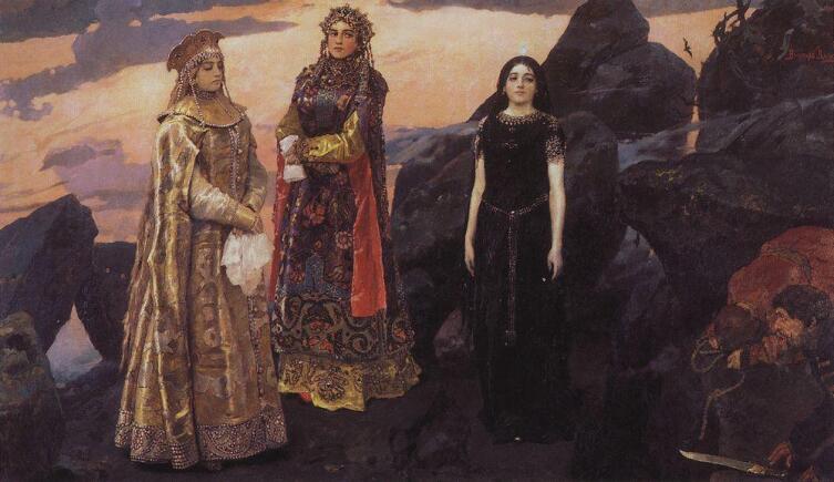 В. М. Васнецов, «Три царевны подземного царства», 1884 г.