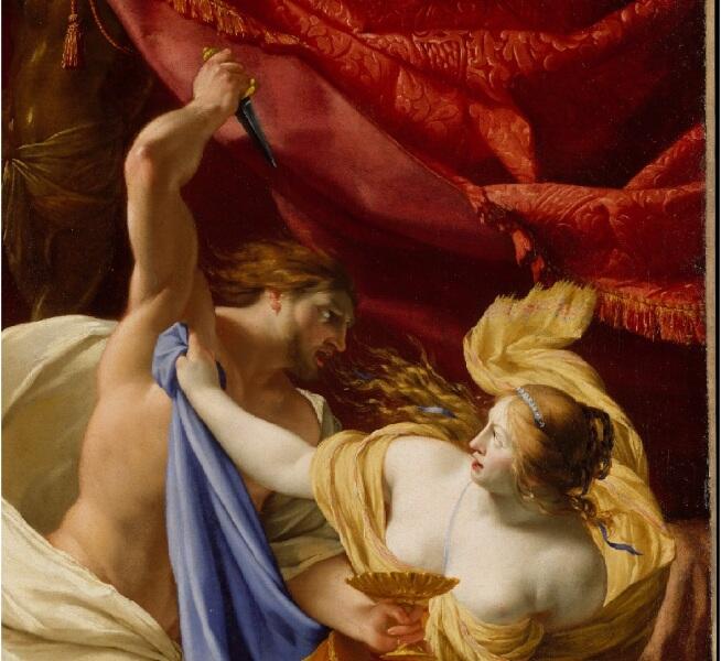 Симон Вуэ, «Тарквиний и Лукреция» фрагмент «Угроза» Симон Вуэ, «Тарквиний и Лукреция» фрагмент «Угроза»