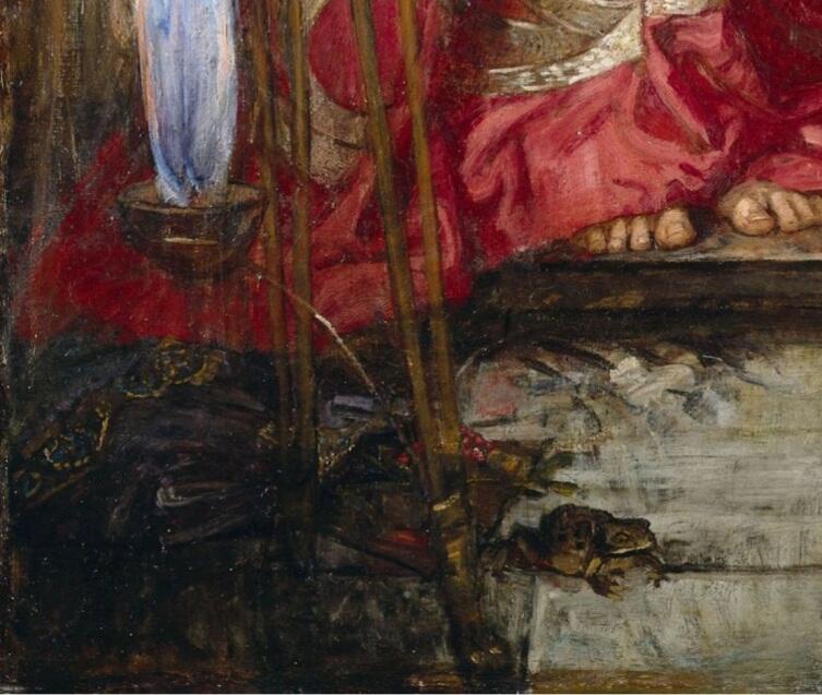 Джон Уильям Уотерхаус, «Ясон и Медея» (фрагмент «Жаба»), 1907 г.