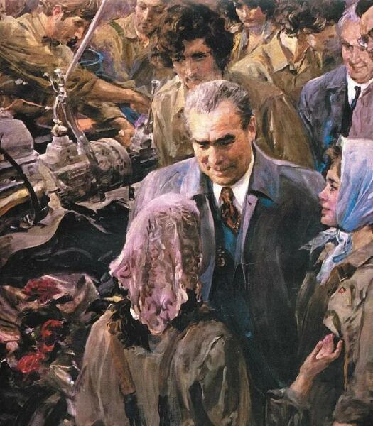 И. В. Радоман, «Л. И. Брежнев на ЗИЛе» И. В. Радоман, «Л. И. Брежнев на ЗИЛе»