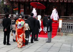 Синто - религиозная свадебная церемония (Япония)