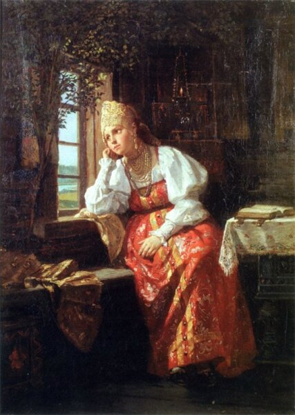 Ф. С. Журавлев, «Троицын день», 1887 г.