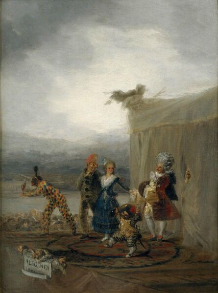 Франсиско Гойя, «Бродячие комедианты», 1793 г.