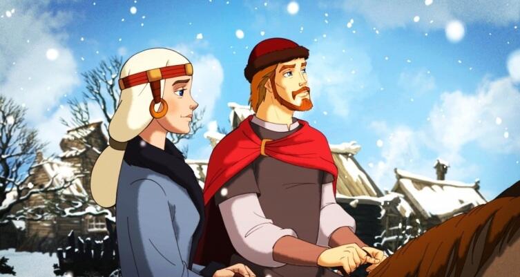 Кадр из м/ф «Сказ о Петре и Февронии», 2017 г. Кадр из м/ф «Сказ о Петре и Февронии», 2017 г.