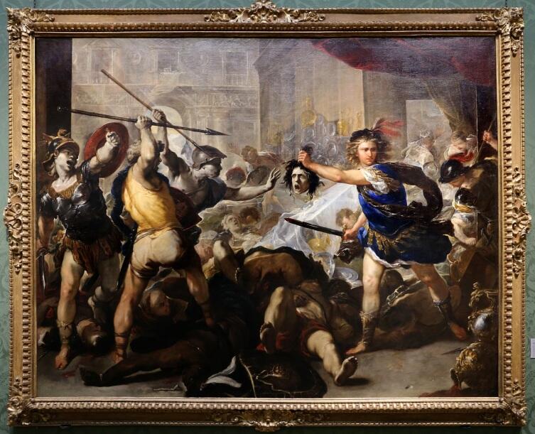 Лука Джордано, Свадьба Персея, 1680, 285×366 см, Национальная галерея, Лондон, Англия