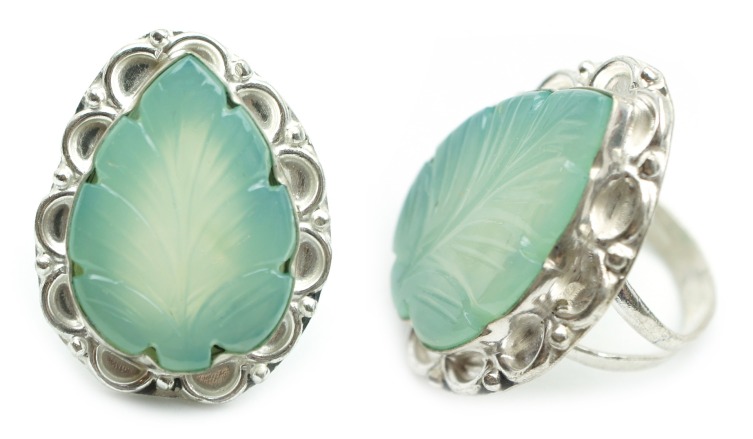 Кольцо с авантюрином Кольцо с авантюрином