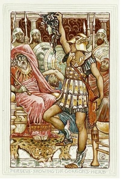 Уолтер Крейн, «Смерть Полидекта», 1892 г.