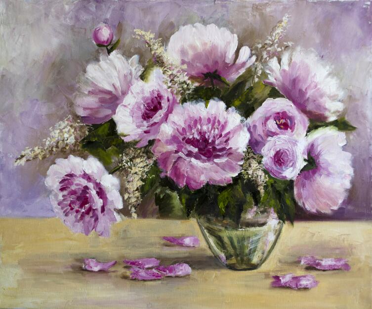 Натюрморт с пионами 