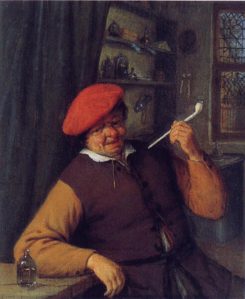 Адриан Янс ван Остаде, «Аптекарь с трубкой», 1646 г.
