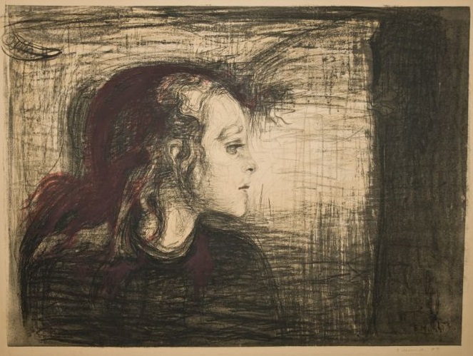 Эдвард Мунк, «Больной ребёнок», 1896 г.