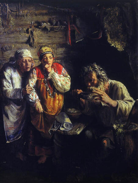 Г. Г. Мясоедов, «Знахарь», 1860 г.