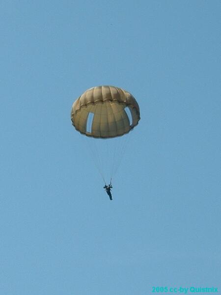 Круглый парашют