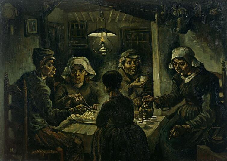 Винсент Ван Гог, «Едоки картофеля», 1885 г.