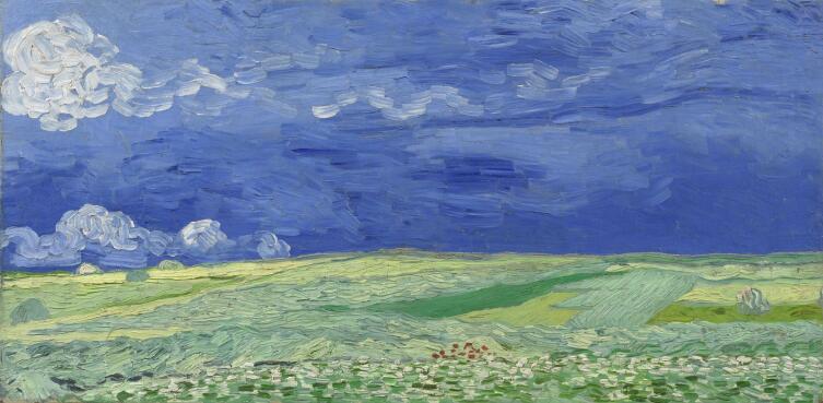 Винсент Ван Гог, «Пшеничное поле под грозовыми тучами», 1890 г.