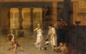 Гимн пифагорейцев восходящему солнцу (Худ.: Ф.И. Бронников (1827 - 1902 гг.))