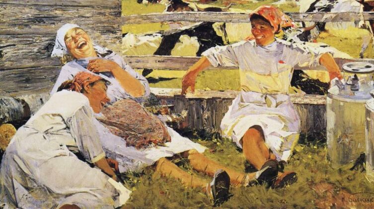 Н. Н. Баскаков, «Доярки», 1962 г.