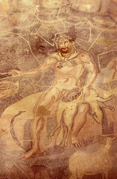 Полифем. Римская мозаика из Вилла дель-Касале близ Пьяцца-Армерина (Сицилия). IV в. н. э. Полифем. Римская мозаика из Вилла дель-Касале близ Пьяцца-Армерина (Сицилия). IV в. н. э.