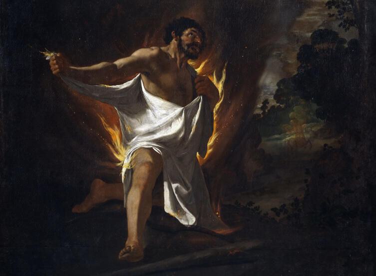 Франсиско де Сурбаран, «Смерть Геракла», 1634 г. Франсиско де Сурбаран, «Смерть Геракла», 1634 г.