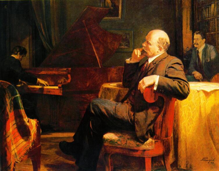 П. П. Белоусов, «В минуту отдыха», 1969 г.