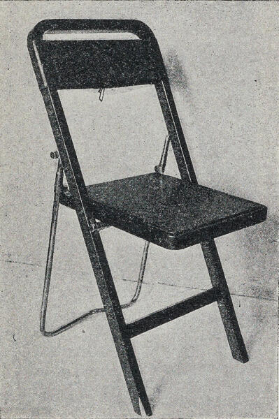 Борис Земляницын. Складной стул для каюты капитана рефрижераторного судна