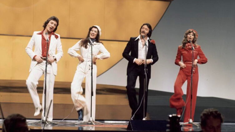 Выступление The BROTHERHOOD of MAN на «Евровидении» в 1976 г.