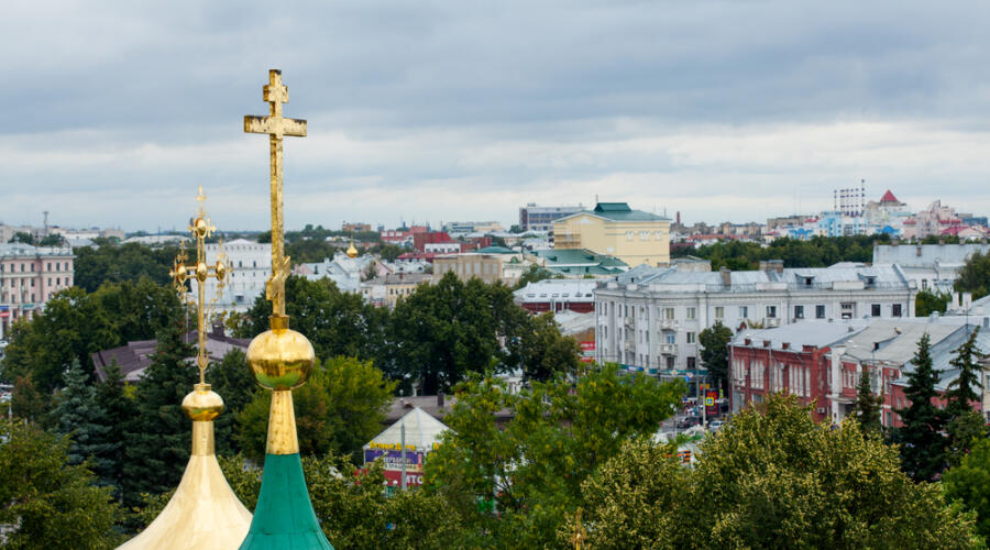 Вид на крыши, Ярославль