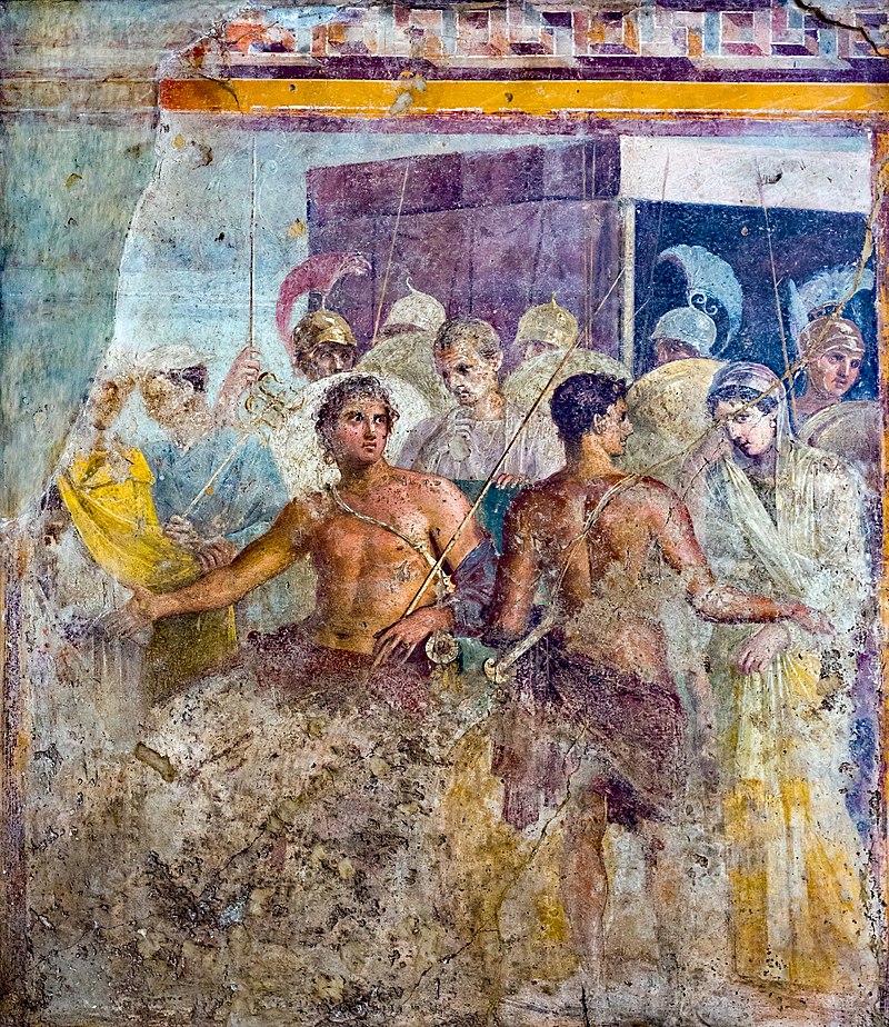 Фрески древнего рима