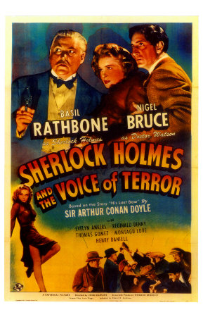 Постер к к/ф «Шерлок Холмс и голос ужаса», 1942 г.