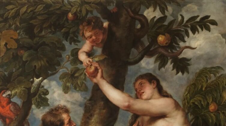 Питер Пауль Рубенс, «Адам и Ева» (фрагмент), 1628 г.