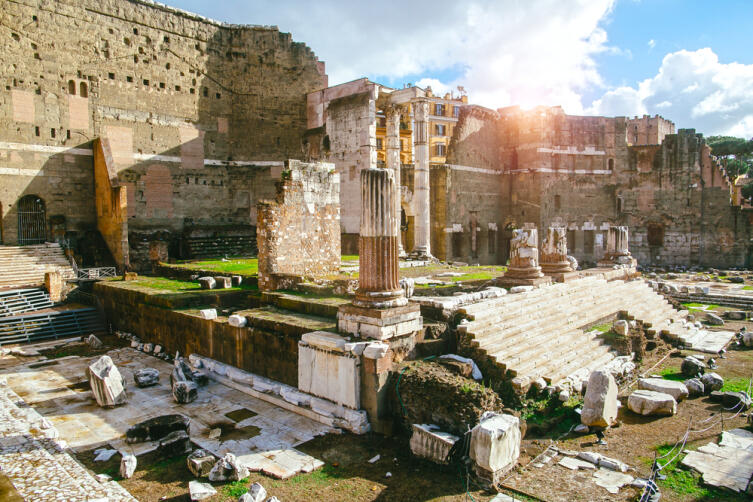 Древние руины Помпеи