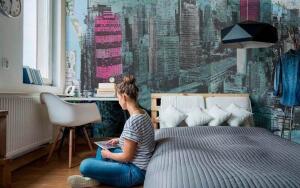 3д фотообои в спальню 2021: идеи для современного интерьера