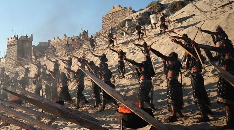 Кадр из к/ф «Троя», 2004 г.