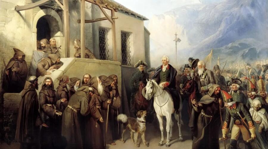 Адольф Иосифович Шарлемань, «Фельдмаршал Суворов» (фрагмент)