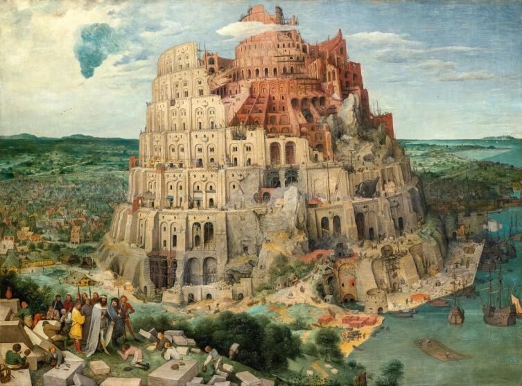 Питер Брейгель Старший, «Вавилонская башня», 1563 г.